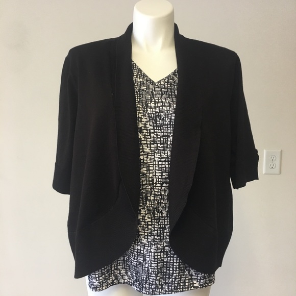 plus size short sleeve cardigan
